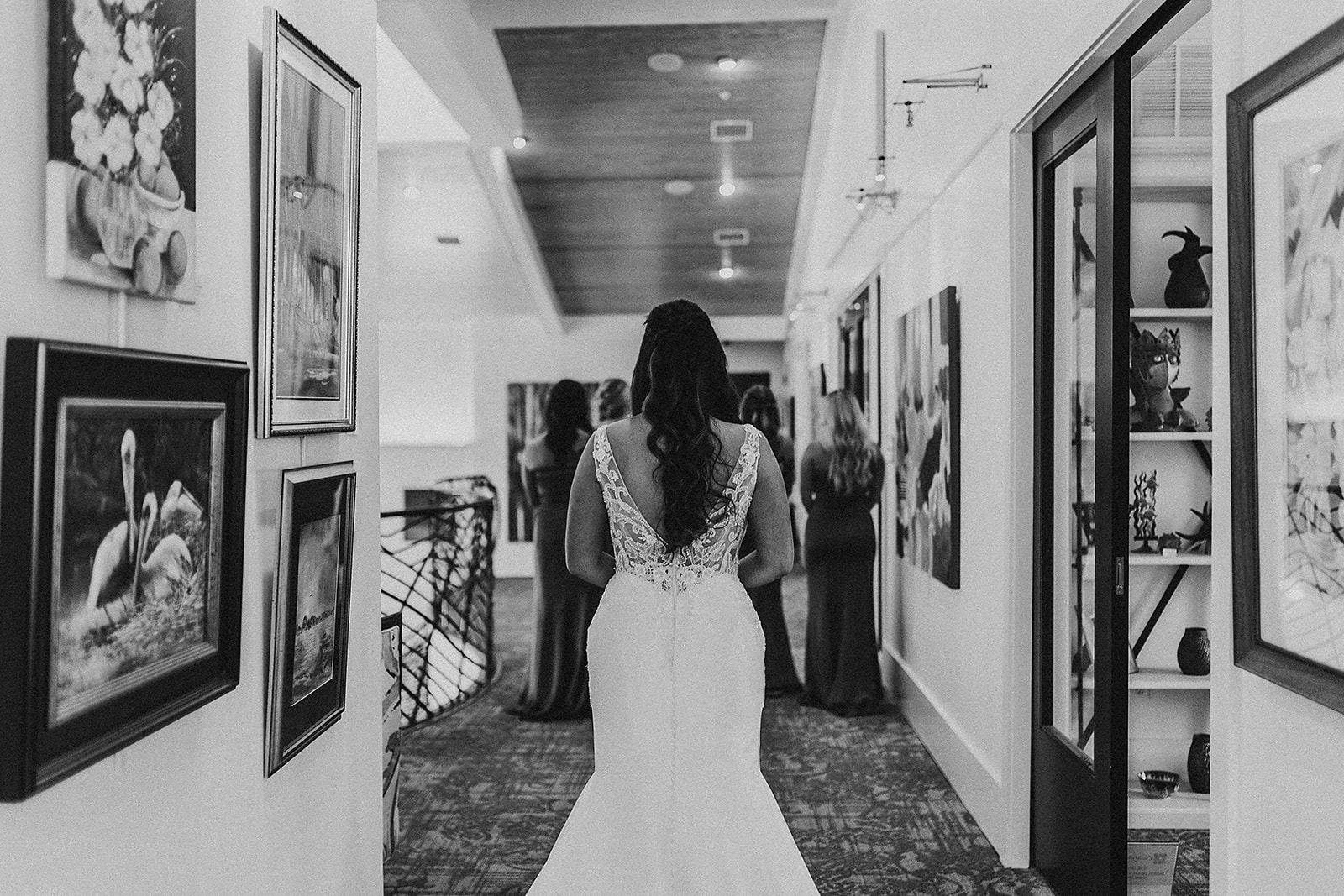 Bridesmaid Reveal for Christina and Jordan's wedding at the Coastal Arts Center of Orange Beach