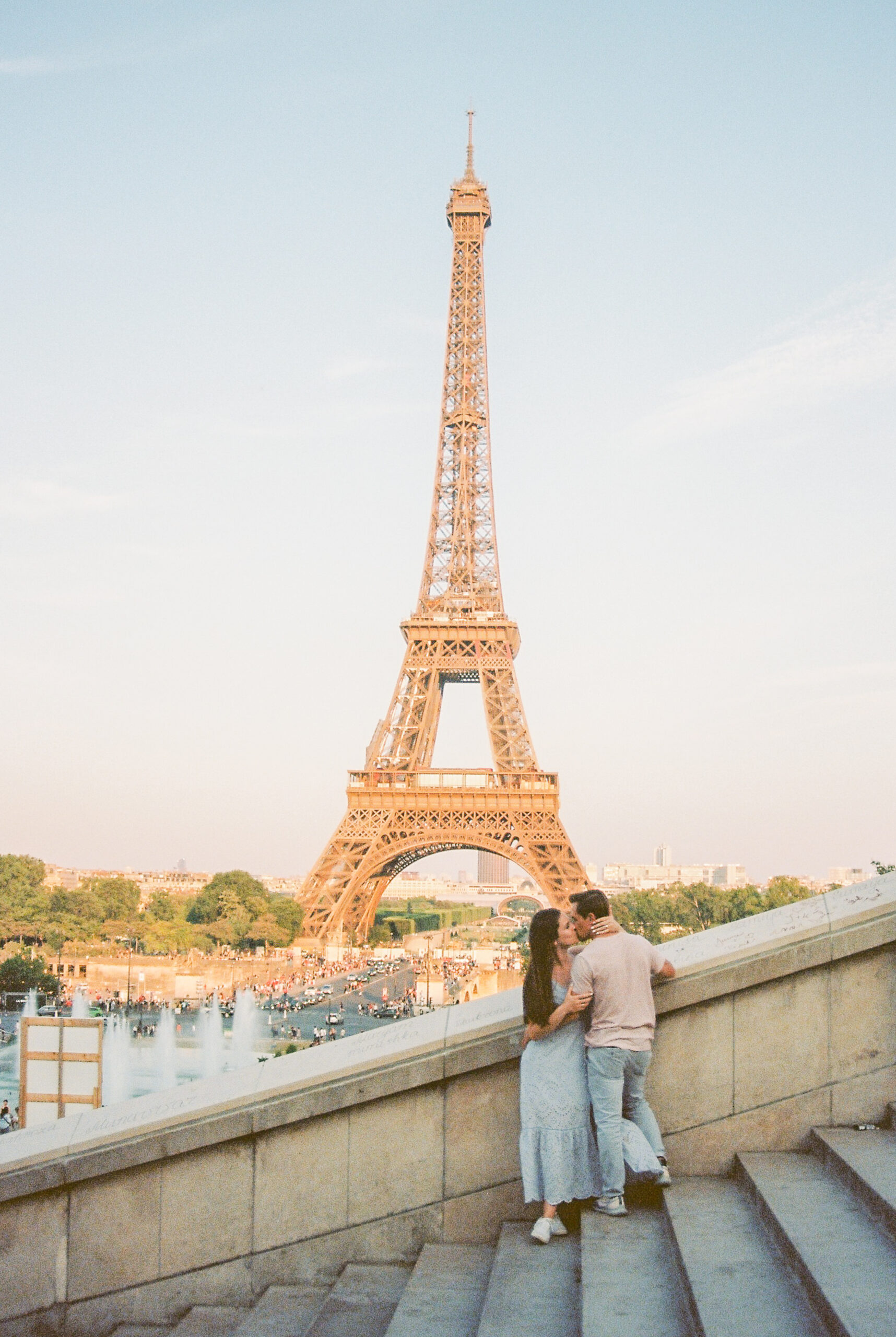 Romantic couple photos from Paris couple session